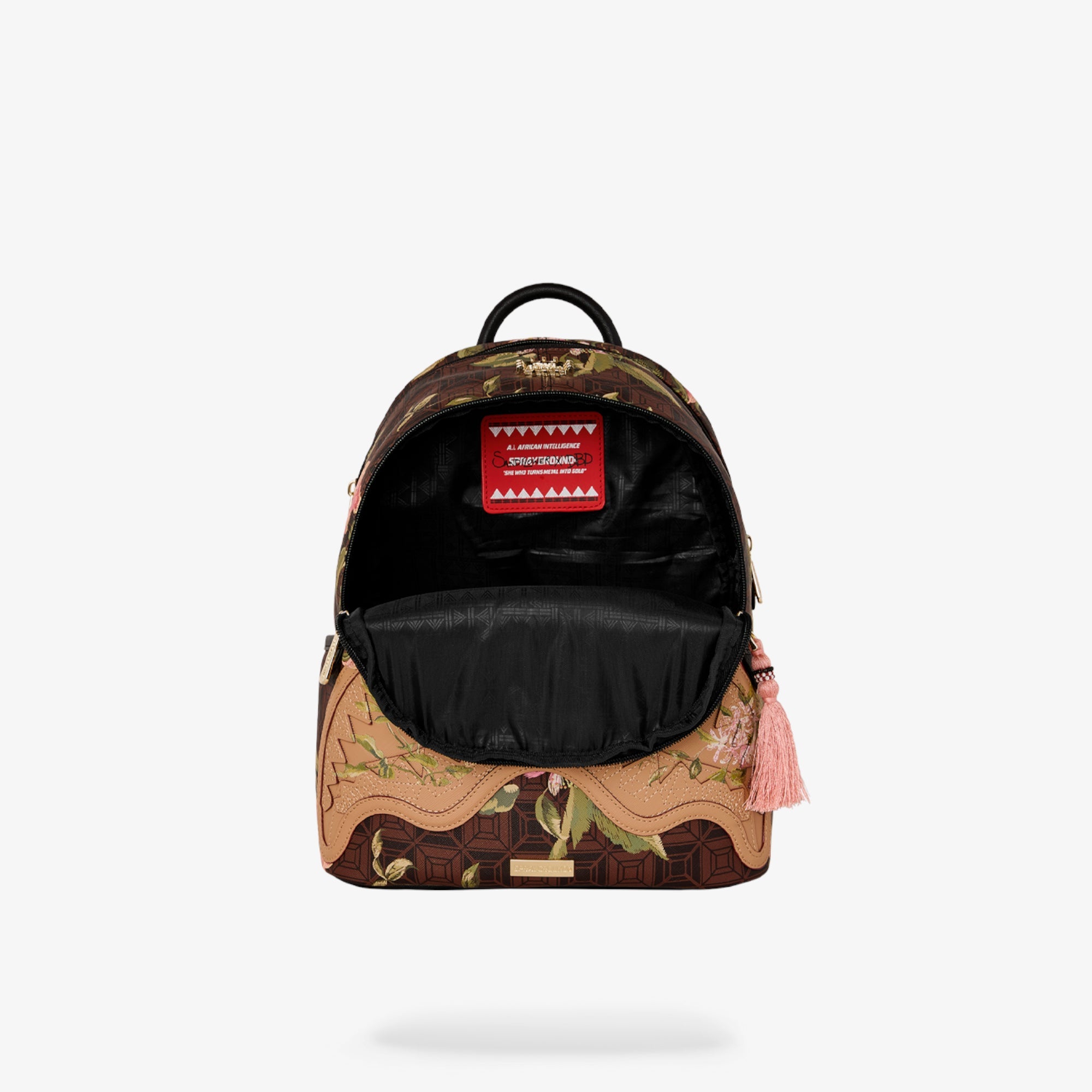 Унисекс раница Sprayground AI Henny Floral Savage Backpack - 910B8999NSZ детайл джоб