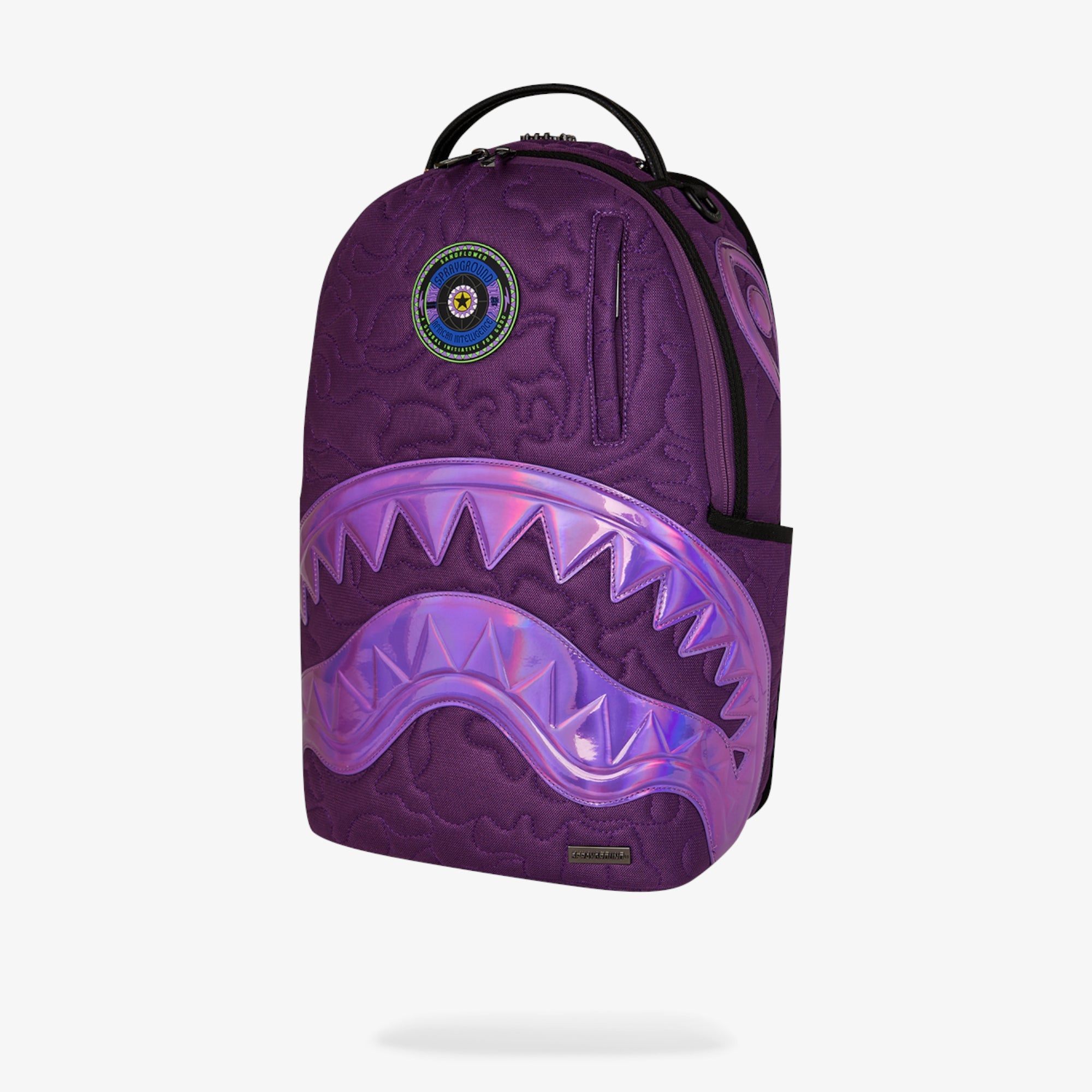 Унисекс раница Sprayground Ai Quilted Iridescent Backpack - 910B7717NSZ отдясно