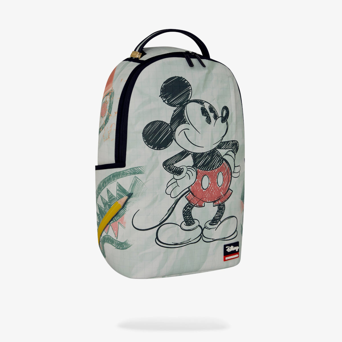 Унисекс раница Sprayground Disney Old School Mickey Sketch Backpack - 910B9128NSZ отляво