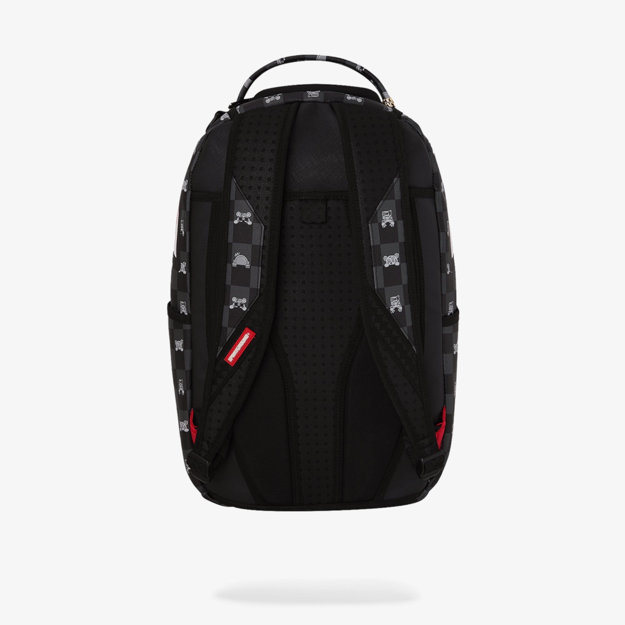 Унисекс раница Sprayground Gray Peeking Character Check DLXSV Backpack - 910B8872NSZ отзад