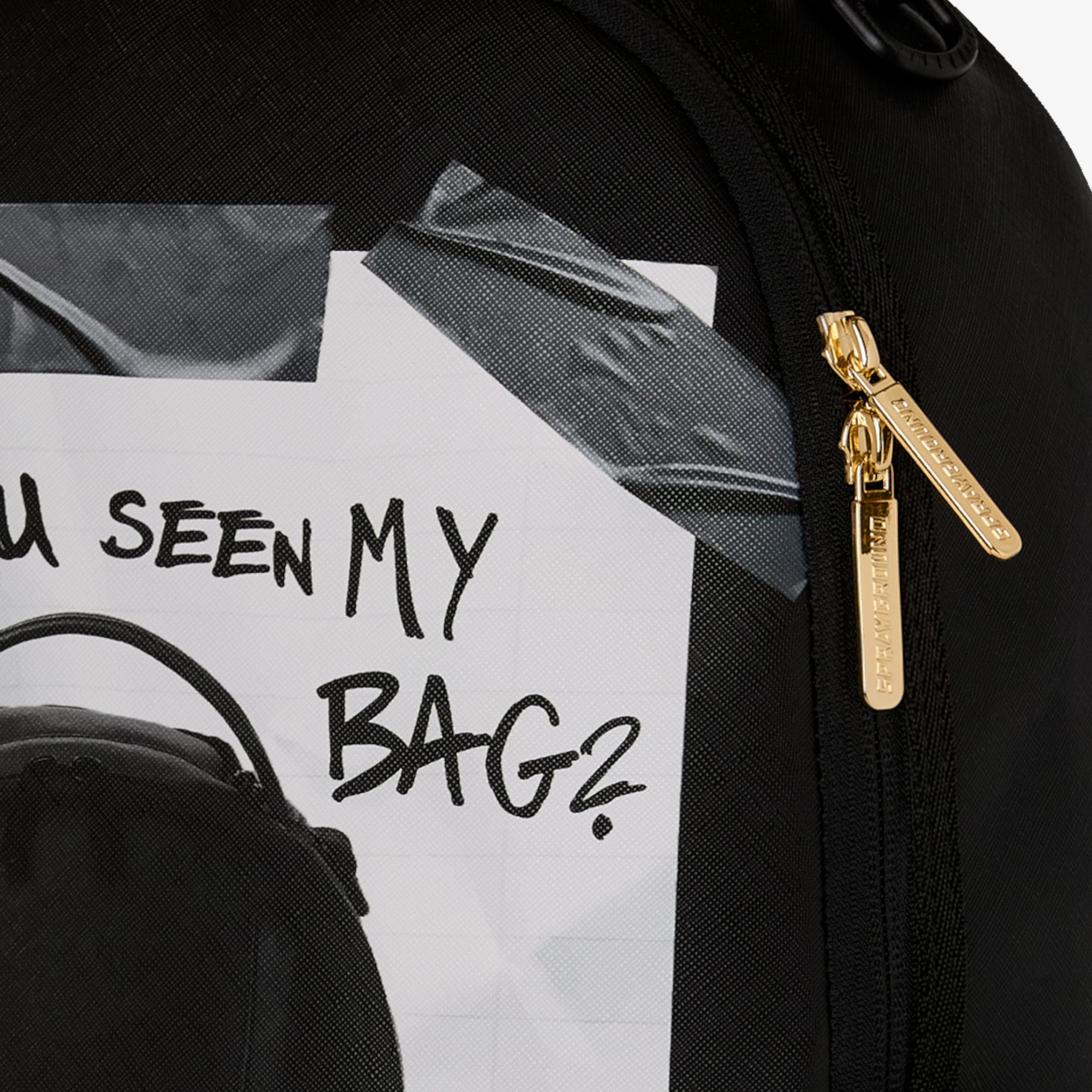 Унисекс раница Sprayground Missing Bag Flyer On Backpack - 910B8735NSZ детайл цип