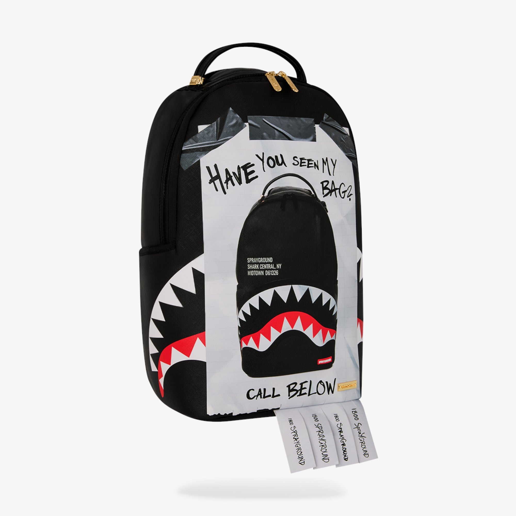 Унисекс раница Sprayground Missing Bag Flyer On Backpack - 910B8735NSZ отляво 