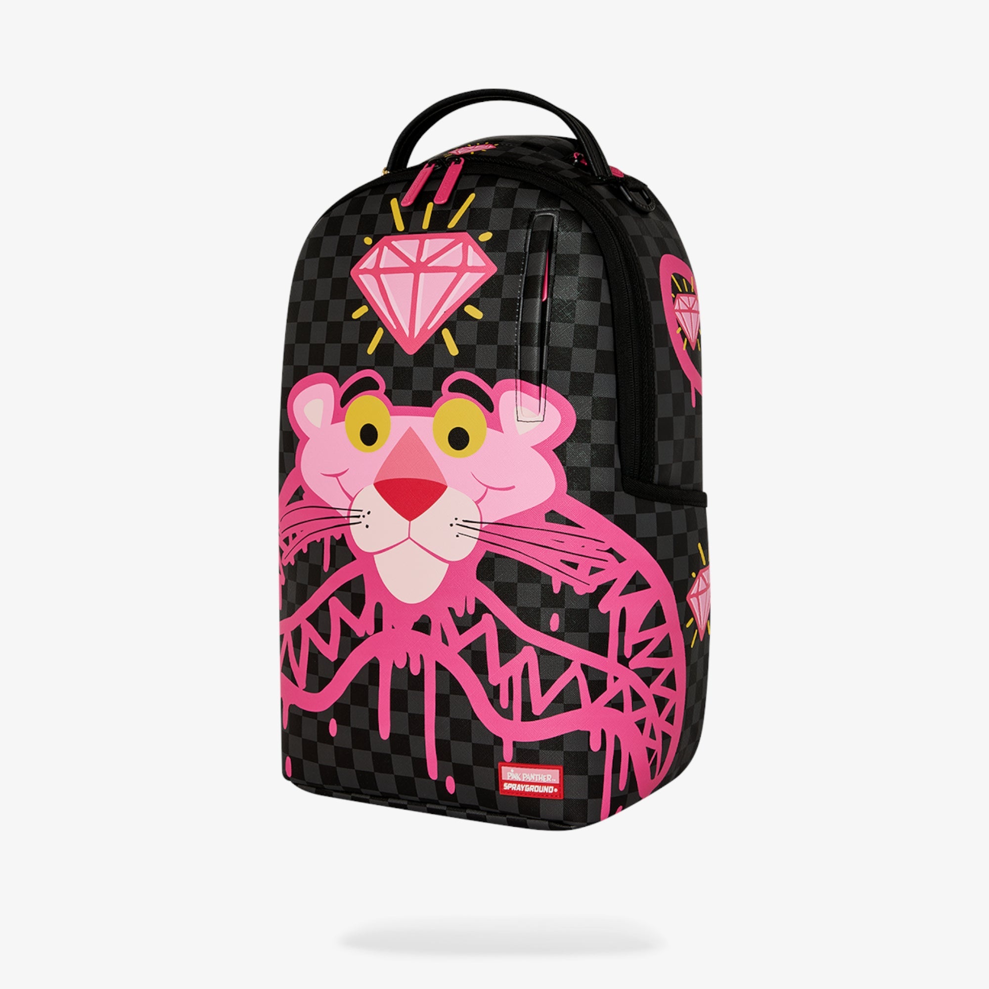 Унисекс раница Sprayground Pink Panther Drippy Diamonds Backpack - 910B8790NSZ отдясно