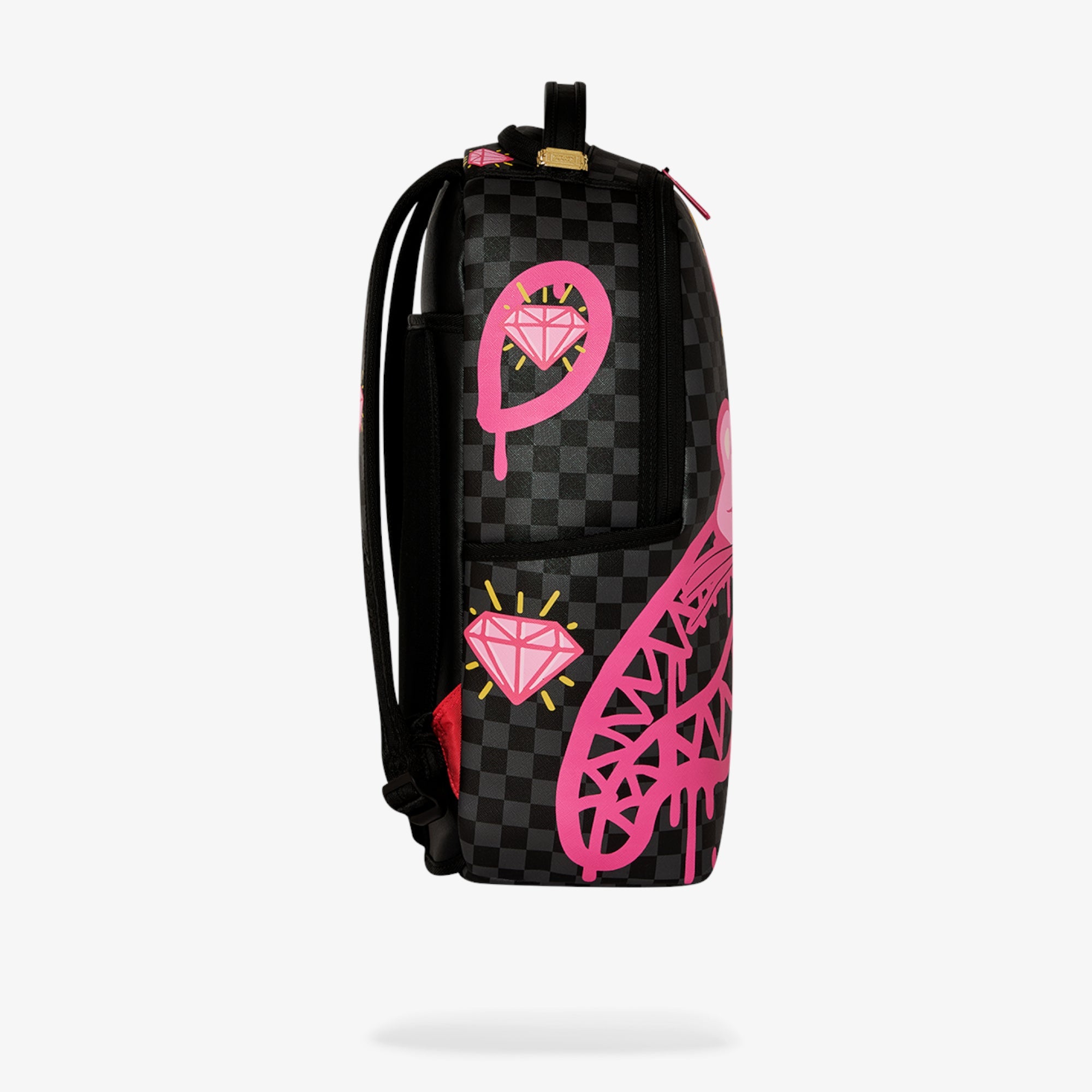 Унисекс раница Sprayground Pink Panther Drippy Diamonds Backpack - 910B8790NSZ отстрани