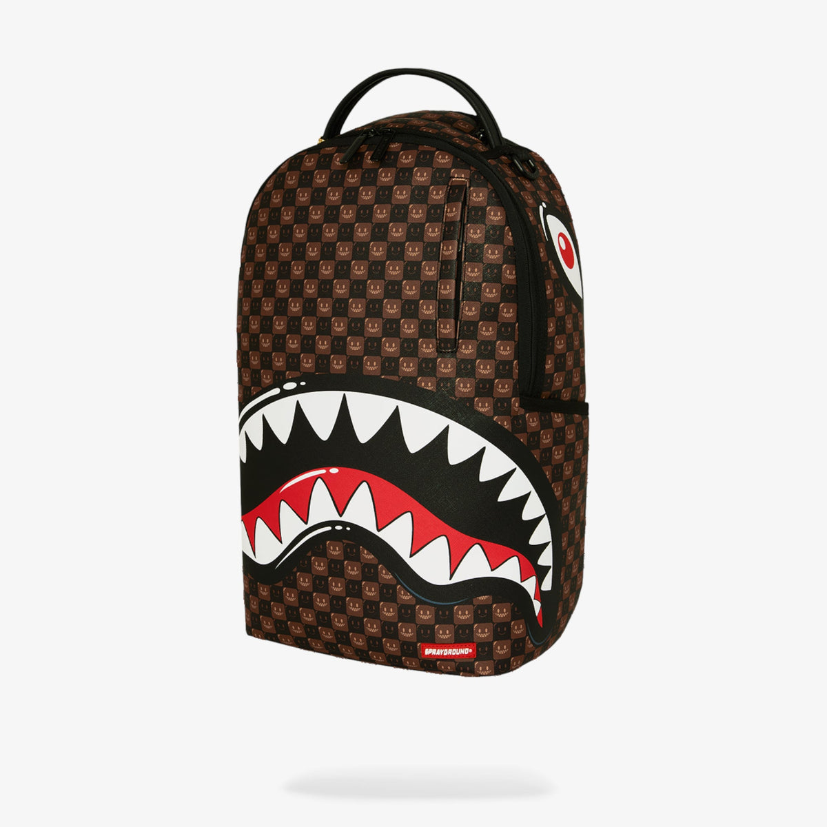 Унисекс раница Sprayground Sharks In Paris WTF Bubble Brown Check Backpack - 910B8634NSZ отдясно