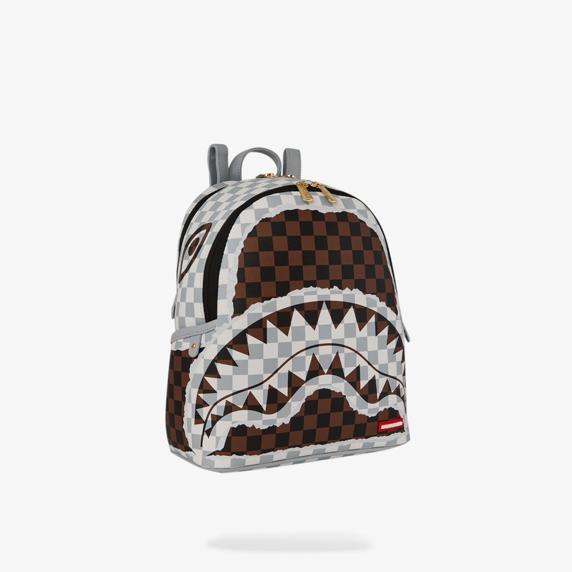 Унисекс раница Sprayground Cream And Brown Tear Check Savage Backpack - Airhouse